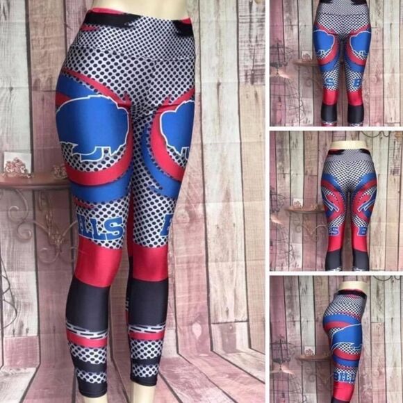 Buffalo Bills Silky Leggings New - Picture 1 of 1